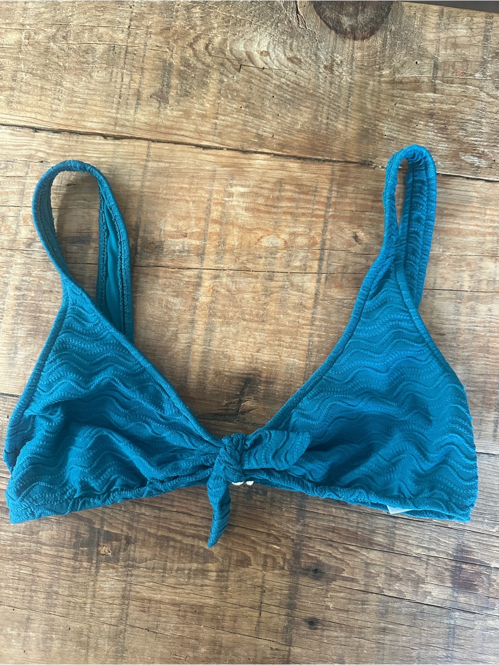 Mossimo Supply Co. Teal Knot Bikini